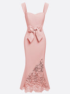 Mermaid Sweetheart Neck Sleeveless Back Zip Ankle-Length Evening Dress