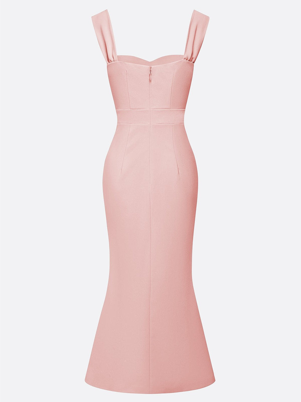 Mermaid Sweetheart Neck Sleeveless Back Zip Ankle-Length Evening Dress
