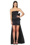 Sheath/Column Strapless Sleeveless Short-Mini Homecoming Dress