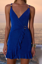 Sheath/Column V Neck Sleeveless Full Coverage Short-Mini Cocktail Dress