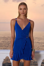 Sheath/Column V Neck Sleeveless Full Coverage Short-Mini Cocktail Dress
