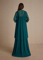Modestly A-Line Square-Neck Sleeveless Back Zip Floor-Length Mother of the Bride Dress