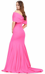 Off-Shoulder Sleeveless Mermaid Elegant Off the shoulder Floor Length Prom Dress For Sale For Women