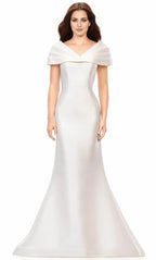 Off-Shoulder Sleeveless Mermaid Formal Floor length Prom Dress For Sale For Adults