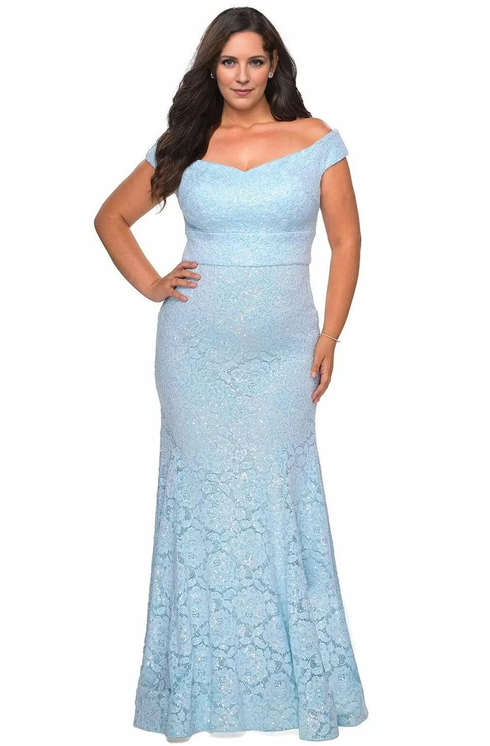 Off-Shoulder Sleeveless Mermaid Modest Floor length Long Prom Dress For Sale For Women