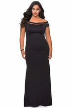 Off-Shoulder Sleeveless Sheath Trendy Floor length Long Prom Dress Hot Sale For Ladies