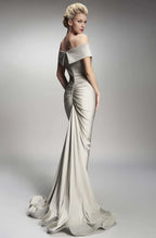 Off-Shoulder Sleeveless Trumpet Tight Off the shoulder Floor length Prom Dress For Sale For women
