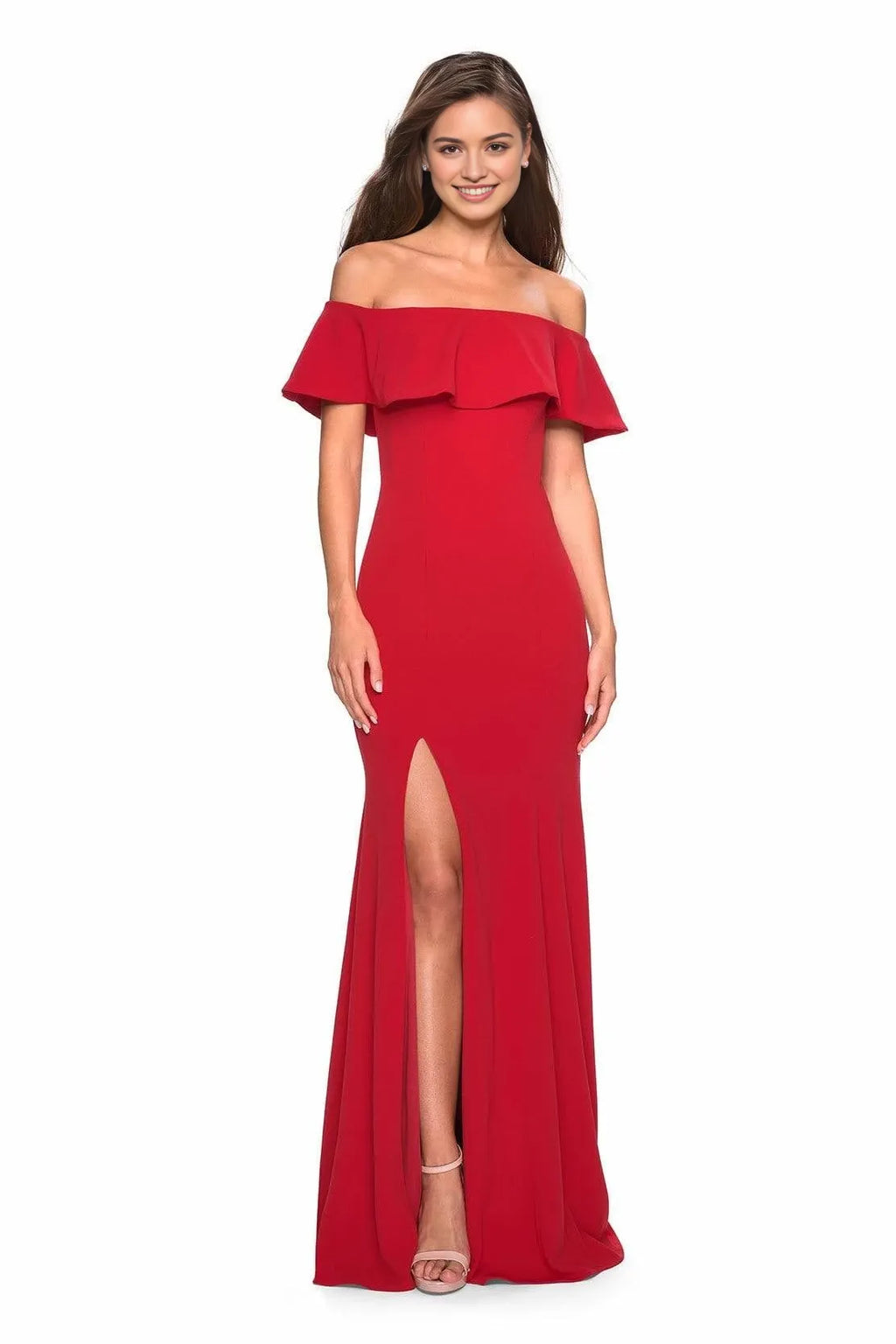 Off-Shoulder Sleeveless Trumpet Vintage Off the shoulder Floor Length Prom Dress Hot Sale For Ladies
