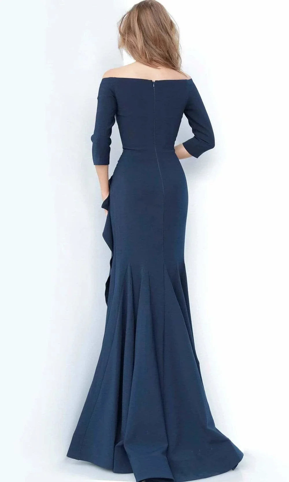 Off Shoulder Long Sleeves Mermaid Formal Floor length Long Prom Dress Hot Sale For Ladies