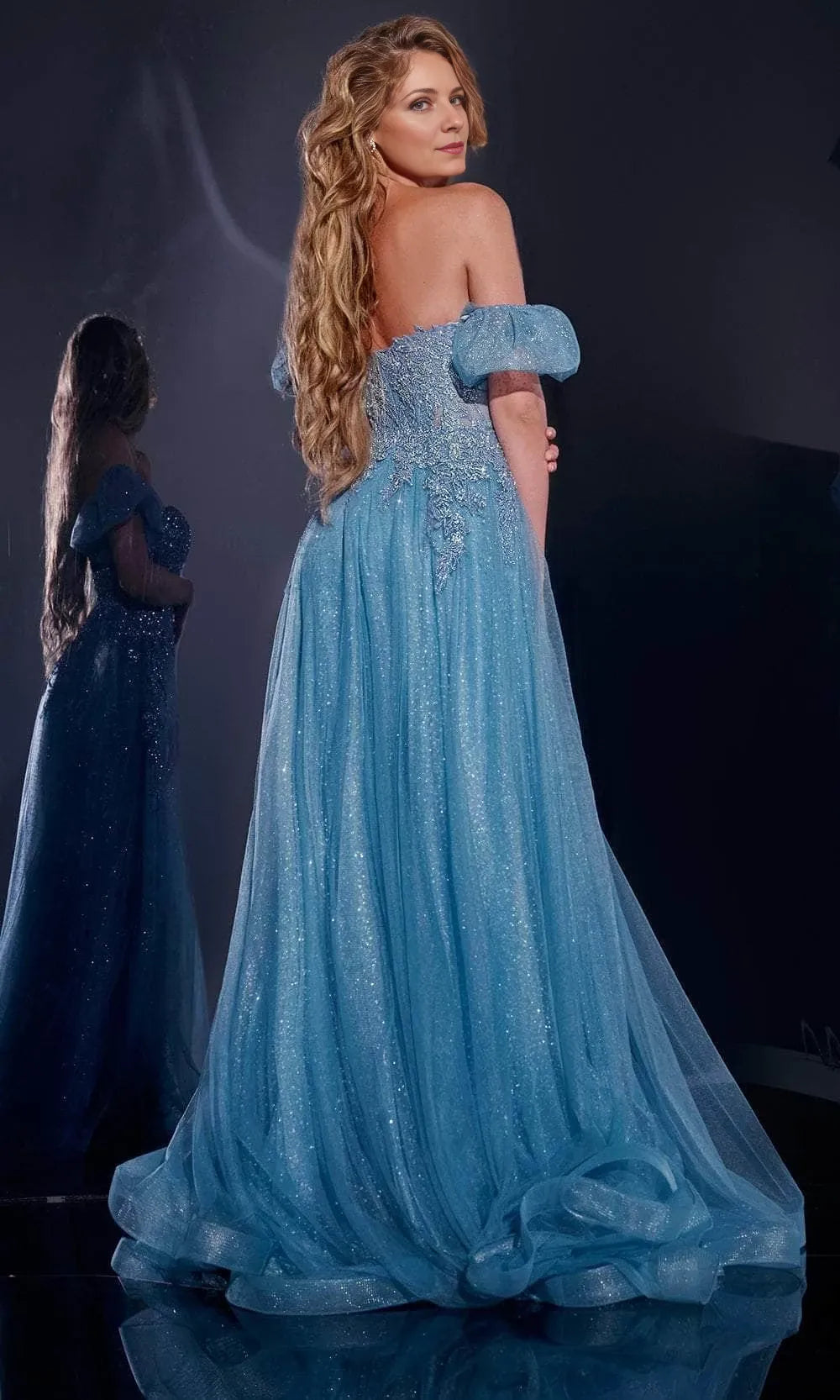 Off Shoulder Sleeveless A-line Gorgeous Floor length Prom Dress For Sale For Women