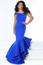 Off Shoulder Sleeveless Mermaid Fashion Off the shoulder Floor Length Prom Dress Hot Sale For Ladies