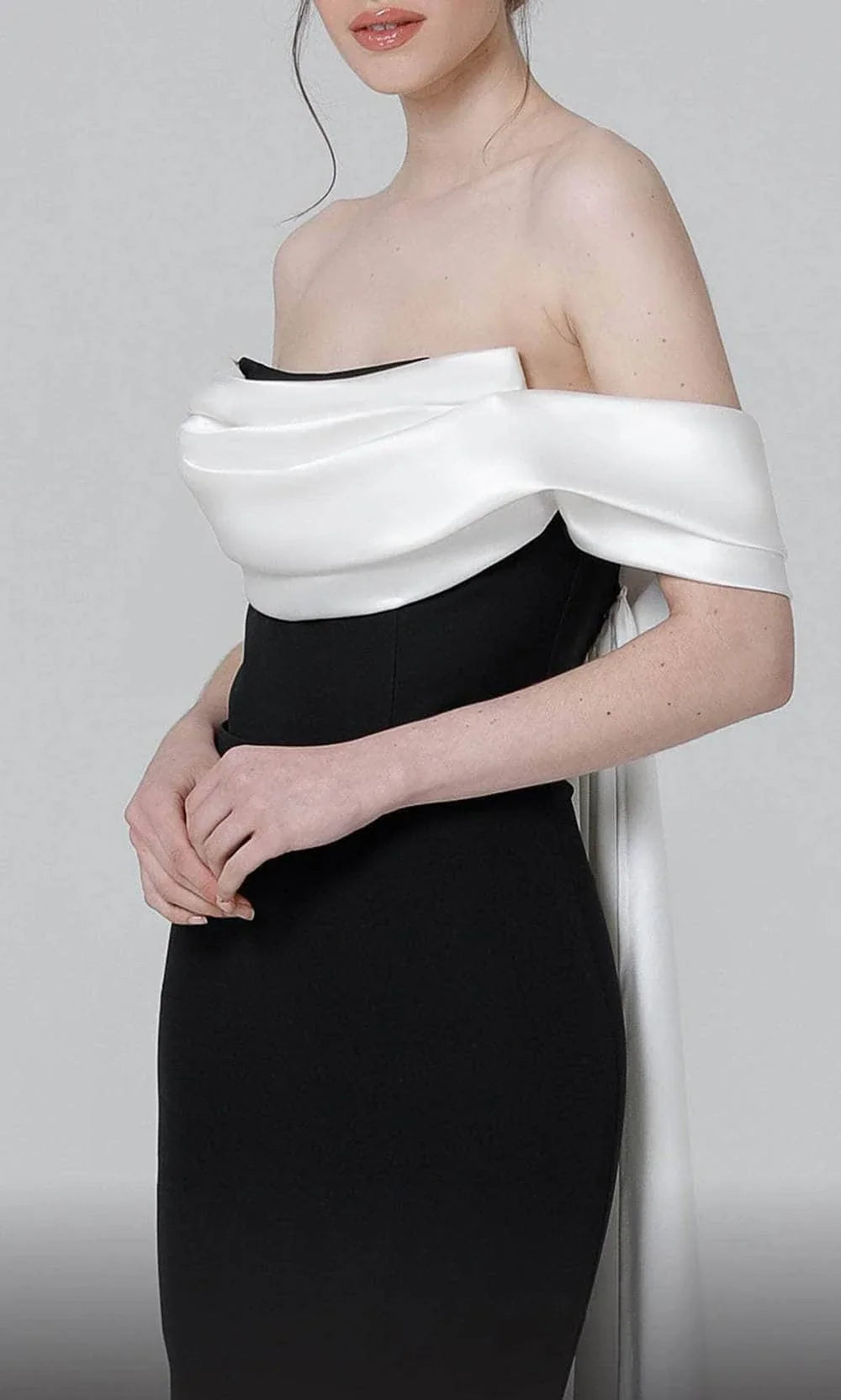 Off Shoulder Sleeveless Sheath Fashion Floor length Prom Dress Hot Sale For Women