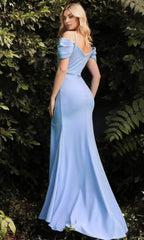 Off Shoulder Sleeveless Trumpet Modern Off the shoulder Floor Length Prom Dress For Sale For Women