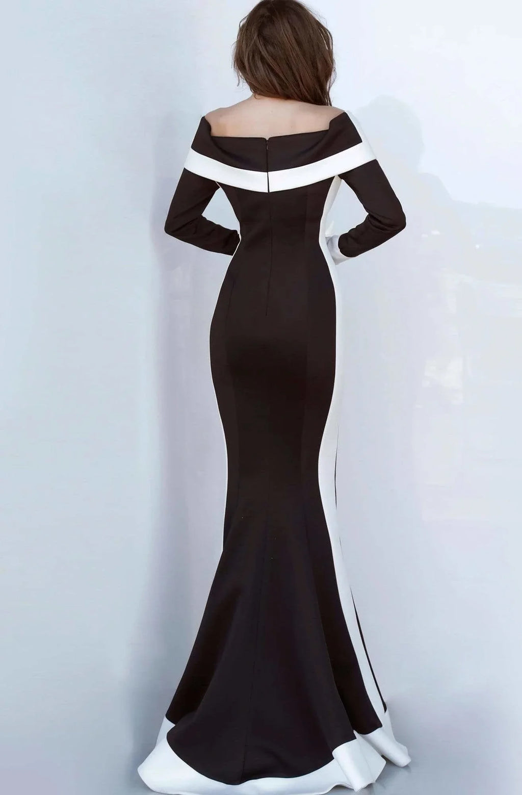 Off the Shoulder Long Sleeves Trumpet  Formal Floor length Long Prom Dress For Sale For Women ﻿