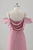 Off the shoulder Sleeveless A-Line Vintage Floor Length Prom Dress Hot Sale For Women