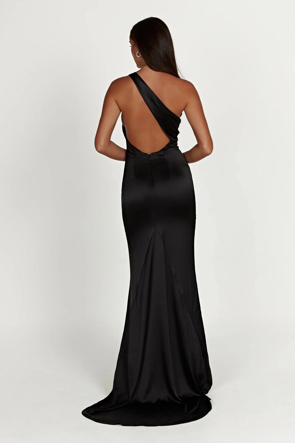 One Shoulder Elegant Prom Dresses for Ladies Sleeveless Backless Plus Size Beautiful Floor Length Prom Dresses