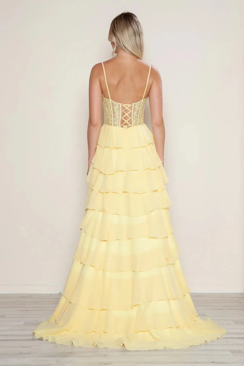 Playful A-Line Sweetheart Spaghetti Strap Lace Up Back Floor Length Prom Dress