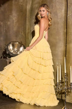 Playful Ball Gown Sweetheart Strapless Lace Up Back High Low Prom Dress