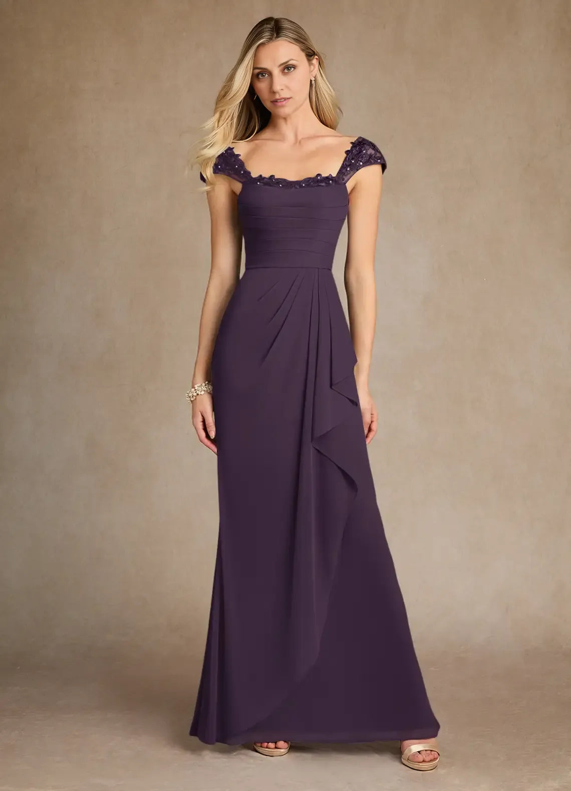 Dress Stormy Sweetheart Sheath Mother Of The Bride Evening Dress Fashion Cape Sleeve Back Zip Mother Of The Groom Dresses