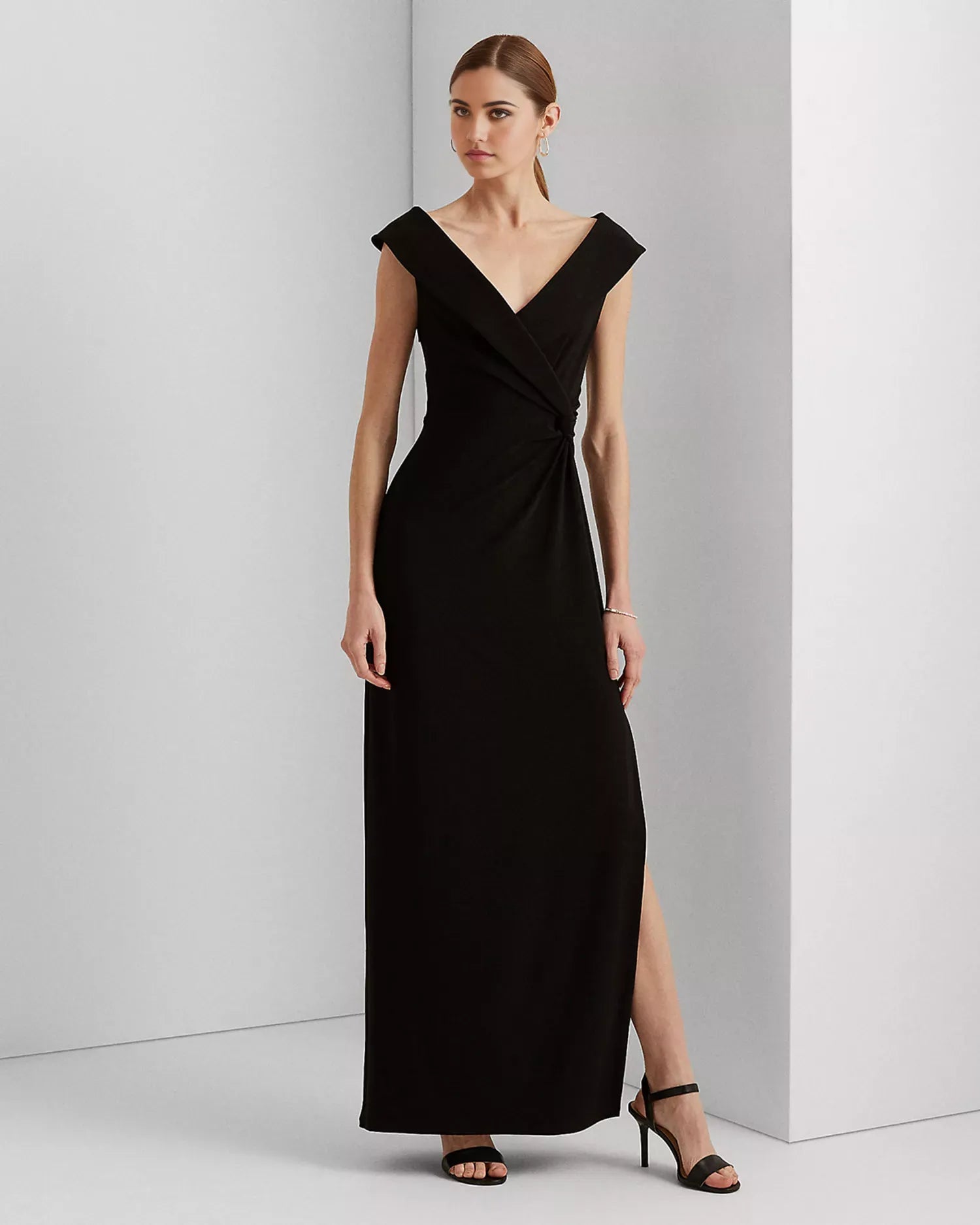 Polished Sheath Off the Shoulder Sleeveless Open Back Floor Length For Ladies Prom Dress