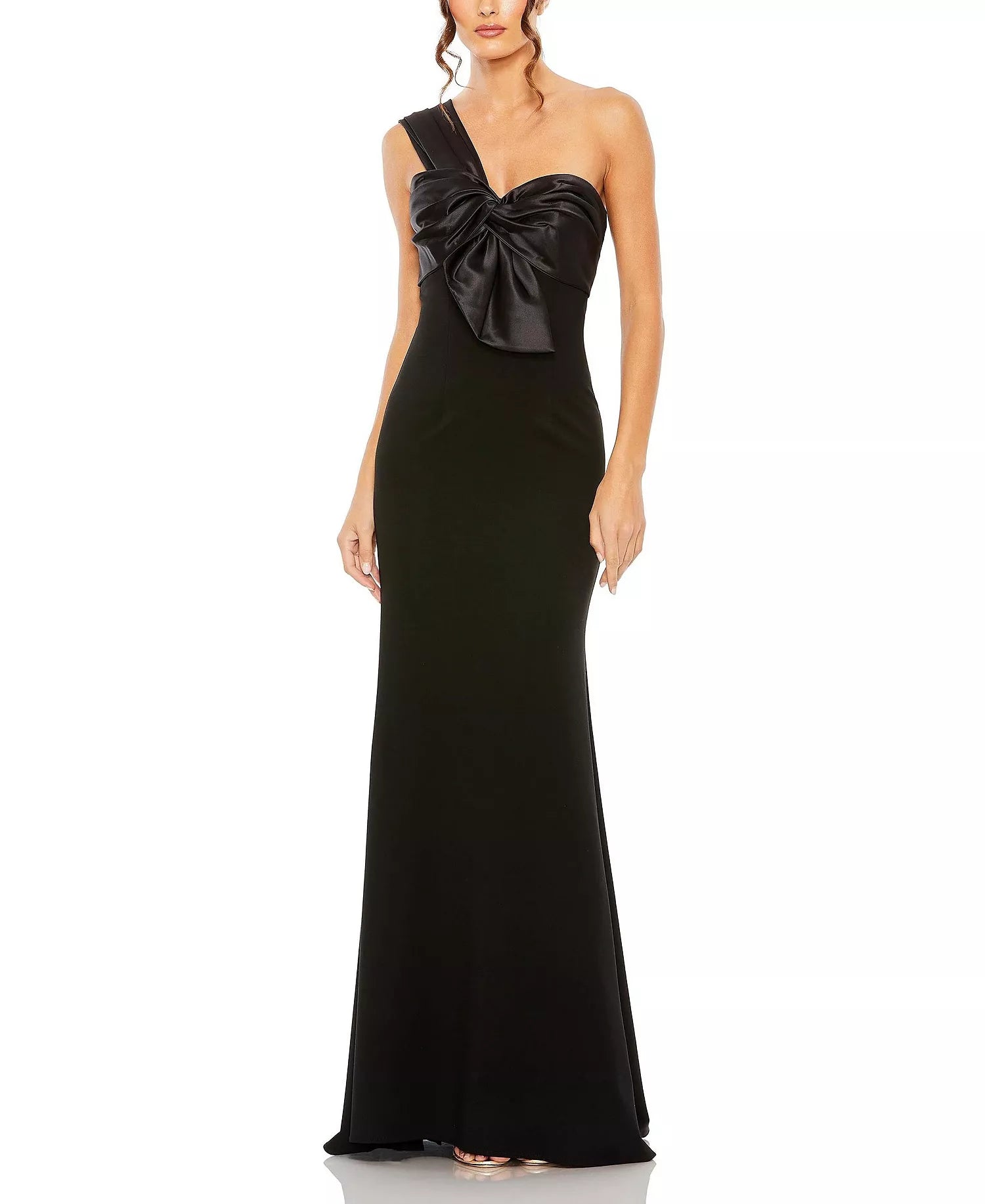 Polished Sheath One Shoulder Sweetheart Sleeveless Zipper Back Floor Length For Adults Prom Dress