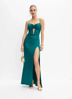 Pretty Mermaid Spaghetti Straps Sleeveless Floor-Length Prom Dress