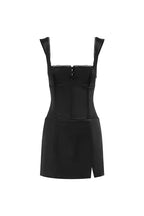 Pretty Sheath/Column Square Neck Sleeveless Short-Mini Homecoming Dress