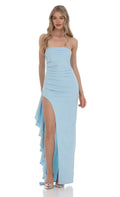 Pretty Sheath/Column Strapless Sleeveless Zipper Up Floor-Length Prom Dress