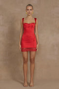 Pretty Sheath/Column Sweatheart Neck Sleeveless Short-Mini Homecoming Dress