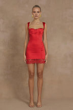 Pretty Sheath/Column Sweatheart Neck Sleeveless Short-Mini Homecoming Dress