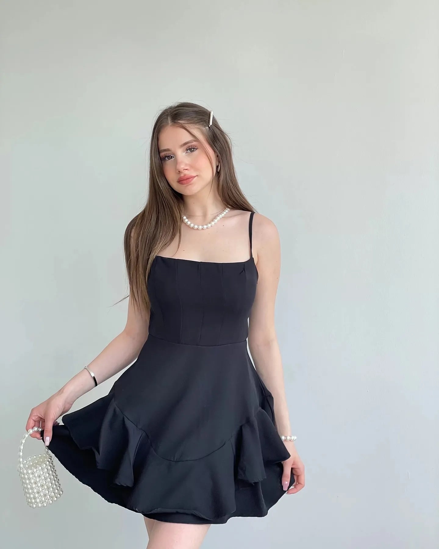 Pretty Spaghetti Straps Sleeveless A Line Ruffles Short-Mini Homecoming Dress