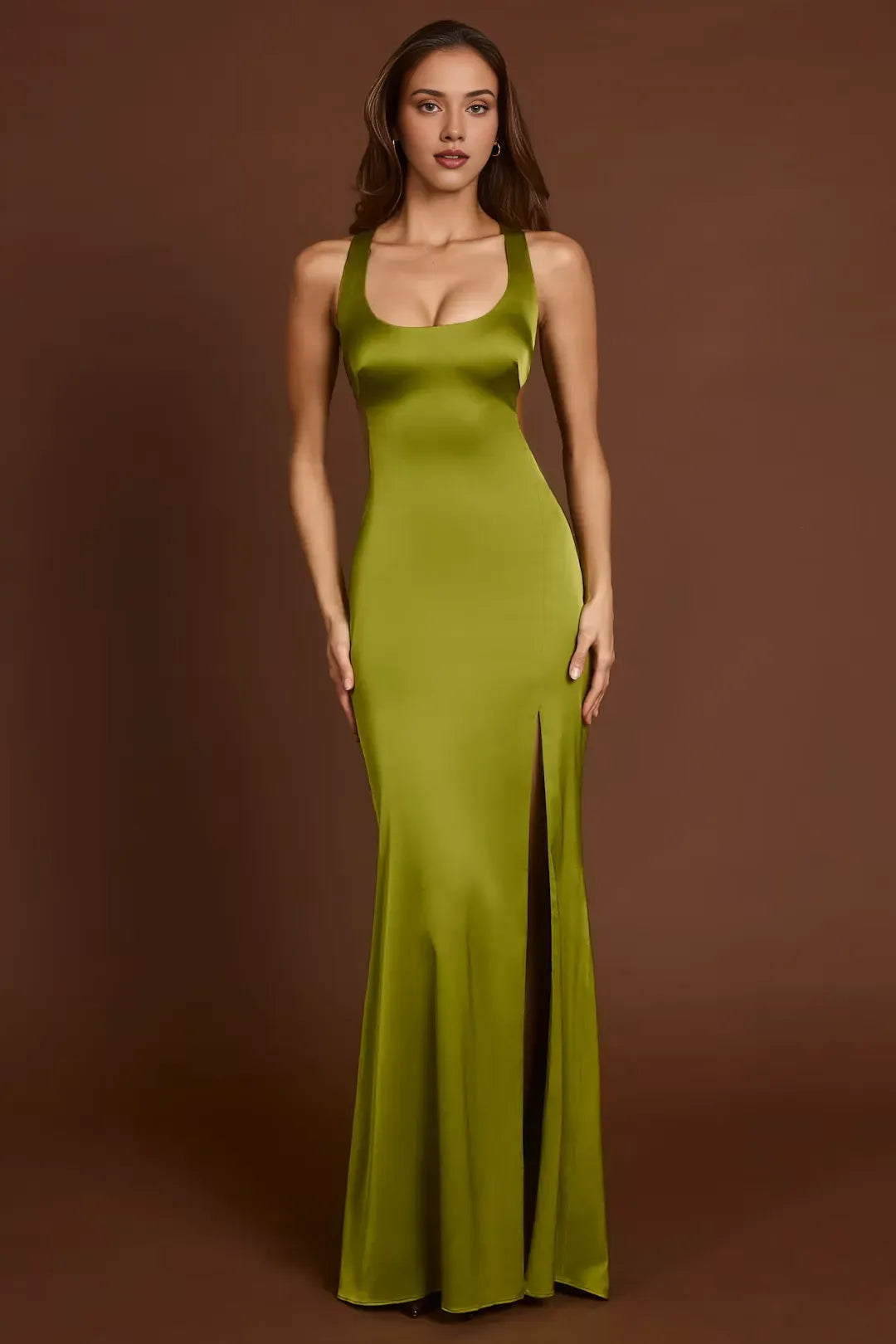Pretty Tight Scoop Neck Sleeveless Up Sweep/Brush Train Prom Dress