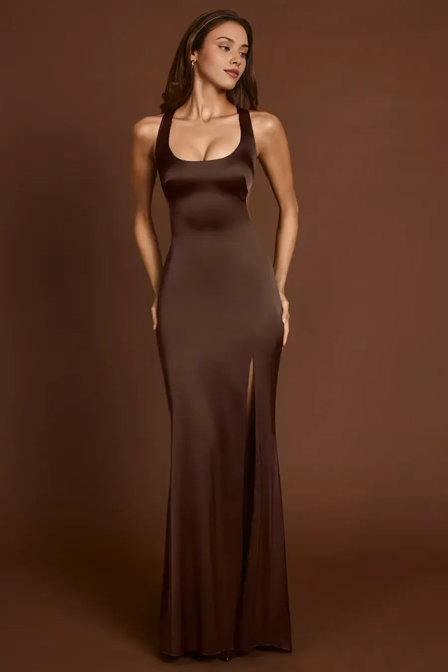 Pretty Tight Scoop Neck Sleeveless Up Sweep/Brush Train Prom Dress