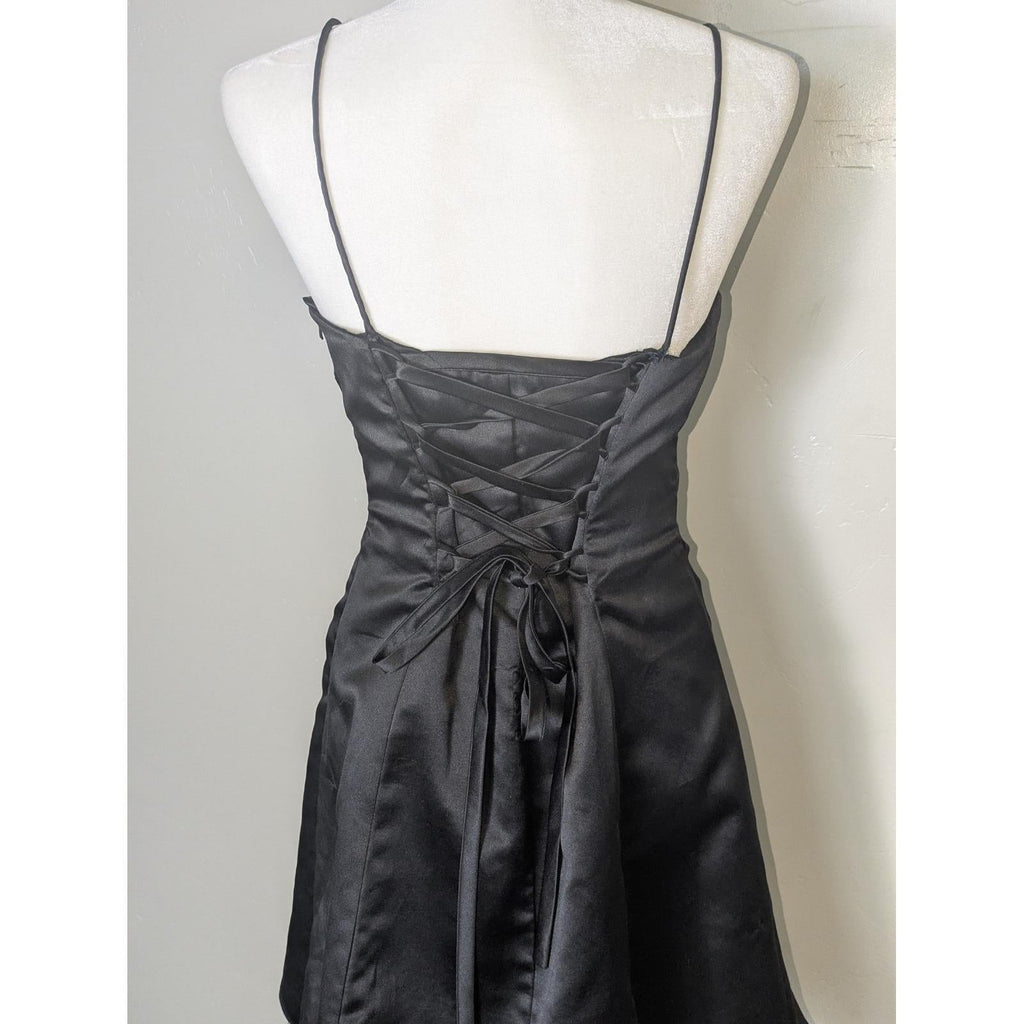 Black Pretty A-Line Spaghetti Strap Ruched Short Mini Homecoming Dresses