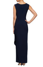 Refined Sheath Boat Neck Sleeveless Zipper Back Floor Length Evening Dress