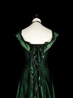 Regal A-Line Off Shoulder Sleeveless Lace-Up Back Floor-Length Gala Evening Dress