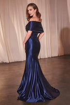 Regal Mermaid Sweetheart Off-the Shoulder Closed Back Floor Length Prom Dress