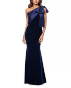 Rich Mermaid One Shoulder Sleeveless Open Back Floor Length For Sale Prom Dress