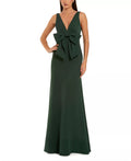 Rich Trumpet Deep V Neck Sleeveless Plunging Back Floor Length Hot Sale Prom Dress