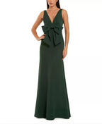 Rich Trumpet Deep V Neck Sleeveless Plunging Back Floor Length Hot Sale Prom Dress