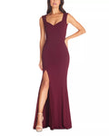 Rich Trumpet Square Neck Sleeveless Zip Back Floor Length For Ladies Prom Dress