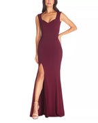 Rich Trumpet Square Neck Sleeveless Zip Back Floor Length For Ladies Prom Dress