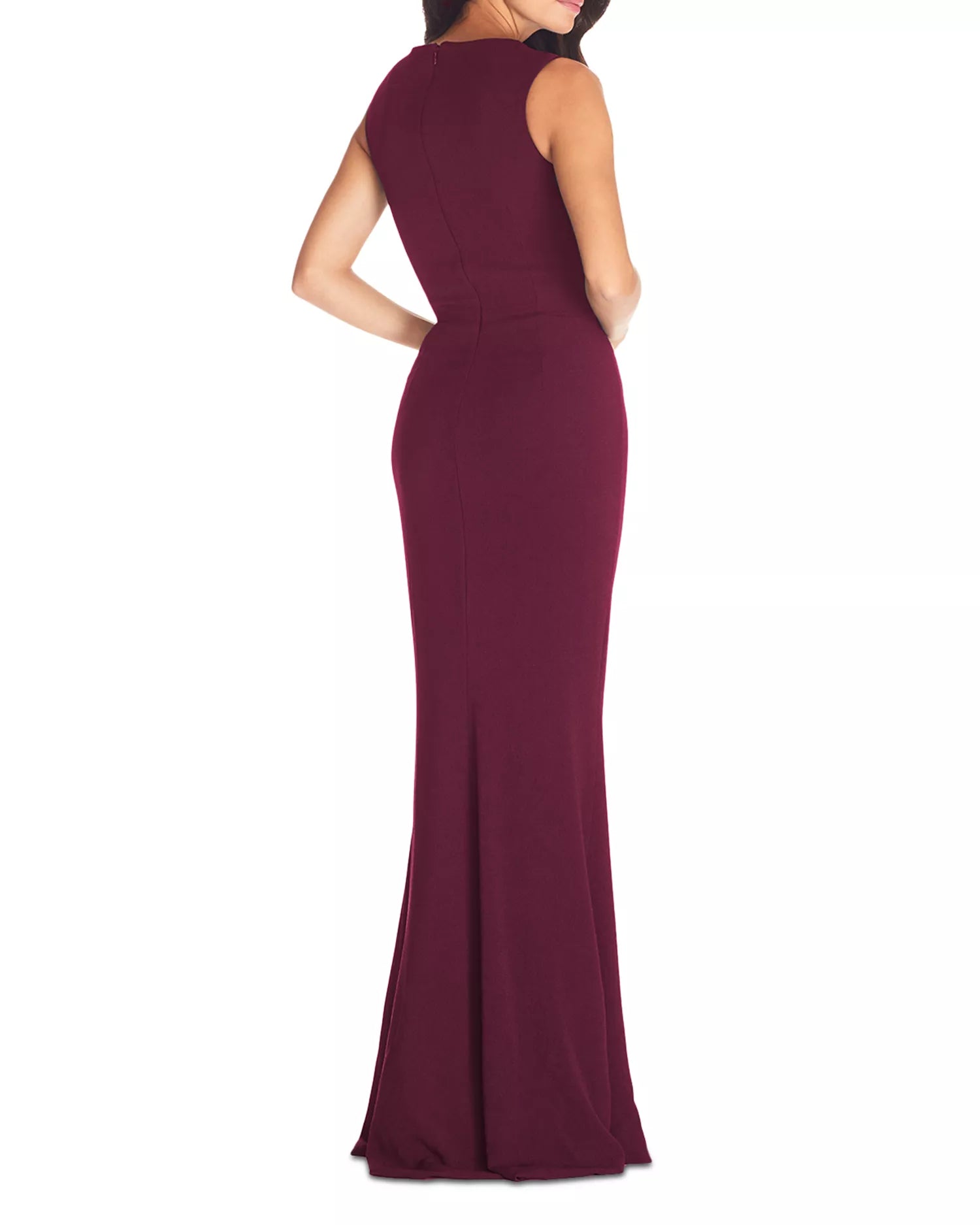 Rich Trumpet Square Neck Sleeveless Zip Back Floor Length For Ladies Prom Dress
