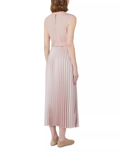 Romantic A Line Crew Neck Sleeveless Keyhole Back Floor Length For Adults Prom Dress