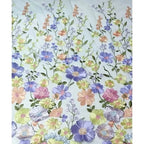 Romantic A-Line Round Neck 3/4 Sleeve Maxi Floral Dress