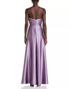 Romantic A-Line Strapless Sweetheart Neck Ruched Back Floor Length Hot Sale Prom Dress