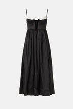 Romantic A Line Sweetheart Neck Sleeveless Open Back Midi Length Plus Size Prom Dress