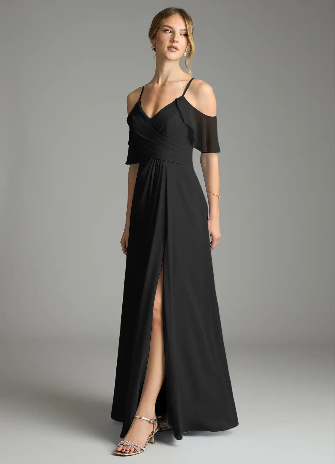 Romantic A line illusion sweetheart sleeveless lace back floor length bridesmaid dress with flowy skirt