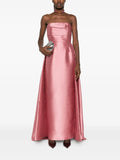 Romantic Ballgown Strapless Sleeveless Zipper Back Train Floor Length Prom Dress