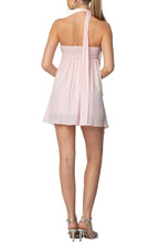 Romantic Strapless Tie Neck Ruched Back Short Length Homecoming Dress